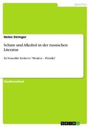 Cover von Scham und Alkohol in der russischen Literatur