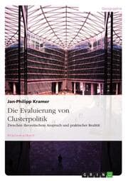 Cover von Die Evaluierung von Clusterpolitik