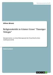 Cover von Religionskritik in Günter Grass' 'Danziger Trilogie'