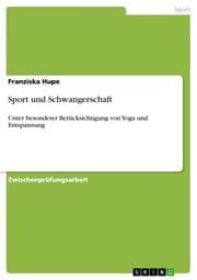 Cover von Sport und Schwangerschaft