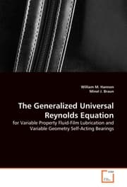 Cover von The Generalized Universal Reynolds Equation