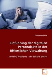 Cover von Einführung der digitalen Personalakte in der öffentlichen Verwaltung