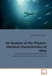 Cover von An Analysis of the Physicochemical Characteristics of Hilsa