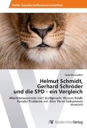 Cover von Helmut Schmidt, Gerhard Schröder und die SPD - ein Vergleich