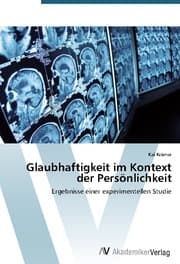 Cover von Glaubhaftigkeit im Kontext der Persönlichkeit