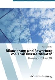 Cover von Bilanzierung und Bewertung von Emissionszertifikaten
