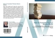 Cover von How to Translate Thomas Manns Works