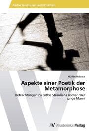 Cover von Aspekte einer Poetik der Metamorphose
