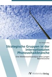 Cover von Strategische Gruppen in der internationalen Photovoltaikbranche