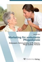 Cover von Marketing für ambulante Pflegedienste