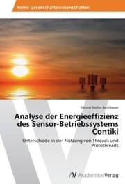 Cover von Analyse der Energieeffizienz des Sensor-Betriebssystems Contiki