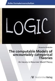Cover von The computable Models of uncountably categorical Theories