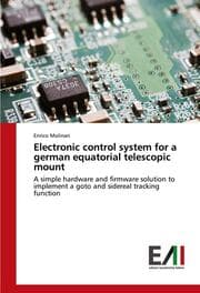 Cover von Electronic control system for a german equatorial telescopic mount