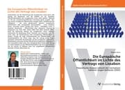 Cover von Die Europäische Öffentlichkeit im Lichte des Vertrags von Lissabon