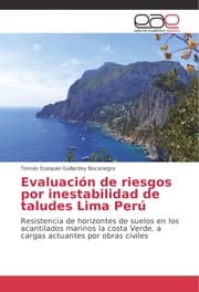 Cover von Evaluación de riesgos por inestabilidad de taludes Lima Perú