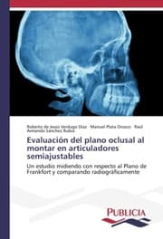 Cover von Evaluación del plano oclusal al montar en articuladores semiajustables