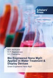 Cover von Bio Engineered Nano MgO: Applied in Water Treatment & Display Devices