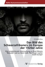 Cover von Das Bild des Schwarzafrikaners im Europa der 1920er Jahre