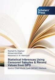 Cover von Statistical Inferences Using Censored Samples & Record Values from GPD