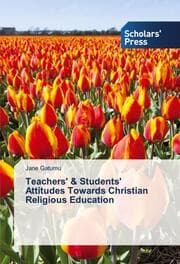 Cover von Teachers' & Students' Attitudes Towards Christian Religious Education
