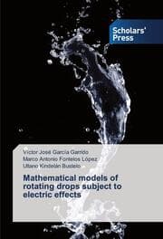 Cover von Mathematical models of rotating drops subject to electric effects