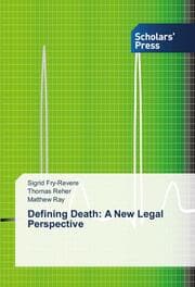 Cover von Defining Death: A New Legal Perspective