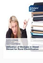 Cover von Utilization of Biomass in Diesel Genset for Rural Electrification