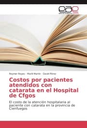 Cover von Costos por pacientes atendidos con catarata en el Hospital de Cfgos