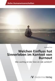 Cover von Welchen Einfluss hat Sinnerleben im Kontext von Burnout