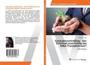 Cover von Synergiecontrolling - Der Schlüssel zum Erfolg bei M&A-Transaktionen?