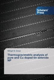 Cover von Thermogravimetric analysis of pure and Cu doped tin selenide NP