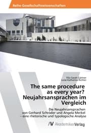 Cover von The same procedure as every year? Neujahrsansprachen im Vergleich
