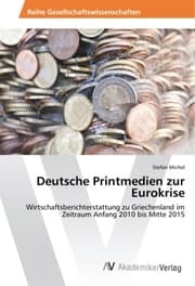 Cover von Deutsche Printmedien zur Eurokrise