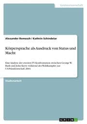 Cover von Körpersprache als Ausdruck von Status und Macht