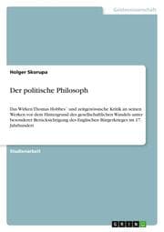 Cover von Der politische Philosoph