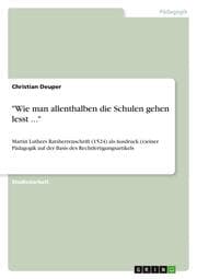 Cover von 'Wie man allenthalben die Schulen gehen lesst ...'