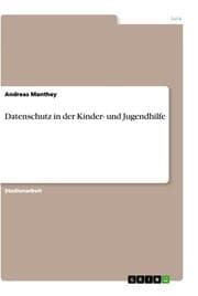 Cover von Datenschutz in der Kinder- und Jugendhilfe