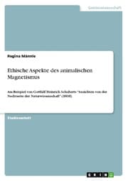 Cover von Ethische Aspekte des animalischen Magnetismus
