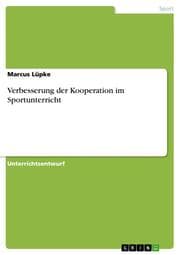 Cover von Verbesserung der Kooperation im Sportunterricht