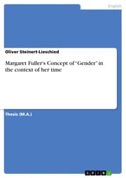 Cover von Margaret Fuller's Concept of 'Gender' in the context of her time