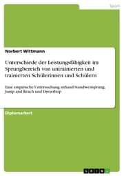 Cover von Unterschiede der Leistungsfähigkeit im Sprungbereich von untrainierten und trainierten Schülerinnen und Schülern
