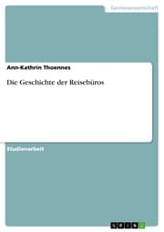 Cover von Die Geschichte der Reisebüros