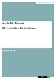 Cover von Die Geschichte der Reisebüros