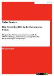 Cover von Der Zypernkonflikt & die Europäische Union