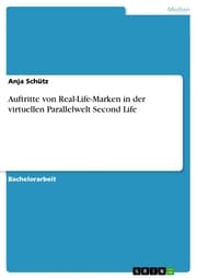 Cover von Auftritte von Real-Life-Marken in der virtuellen Parallelwelt Second Life