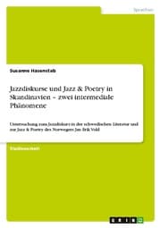 Cover von Jazzdiskurse und Jazz & Poetry in Skandinavien - zwei intermediale Phänomene