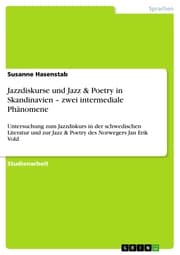 Cover von Jazzdiskurse und Jazz & Poetry in Skandinavien - zwei intermediale Phänomene