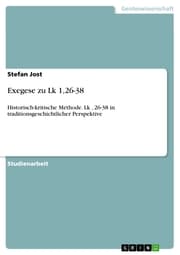 Cover von Exegese zu Lk 1,26-38