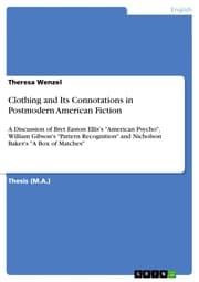 Cover von Clothing and Its Connotations in Postmodern American Fiction