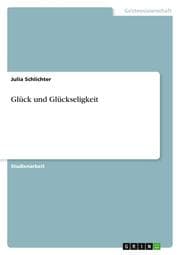 Cover von Glück und Glückseligkeit